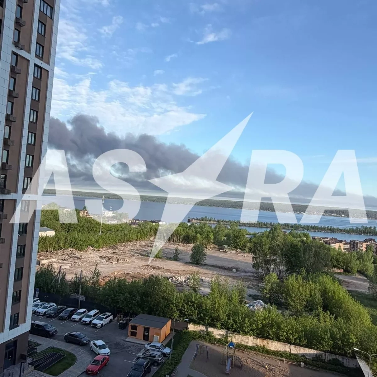 Fire engulfs 6,000-square-metre industrial site in Russia's Naberezhnye Chelny PHOTO / VIDEO