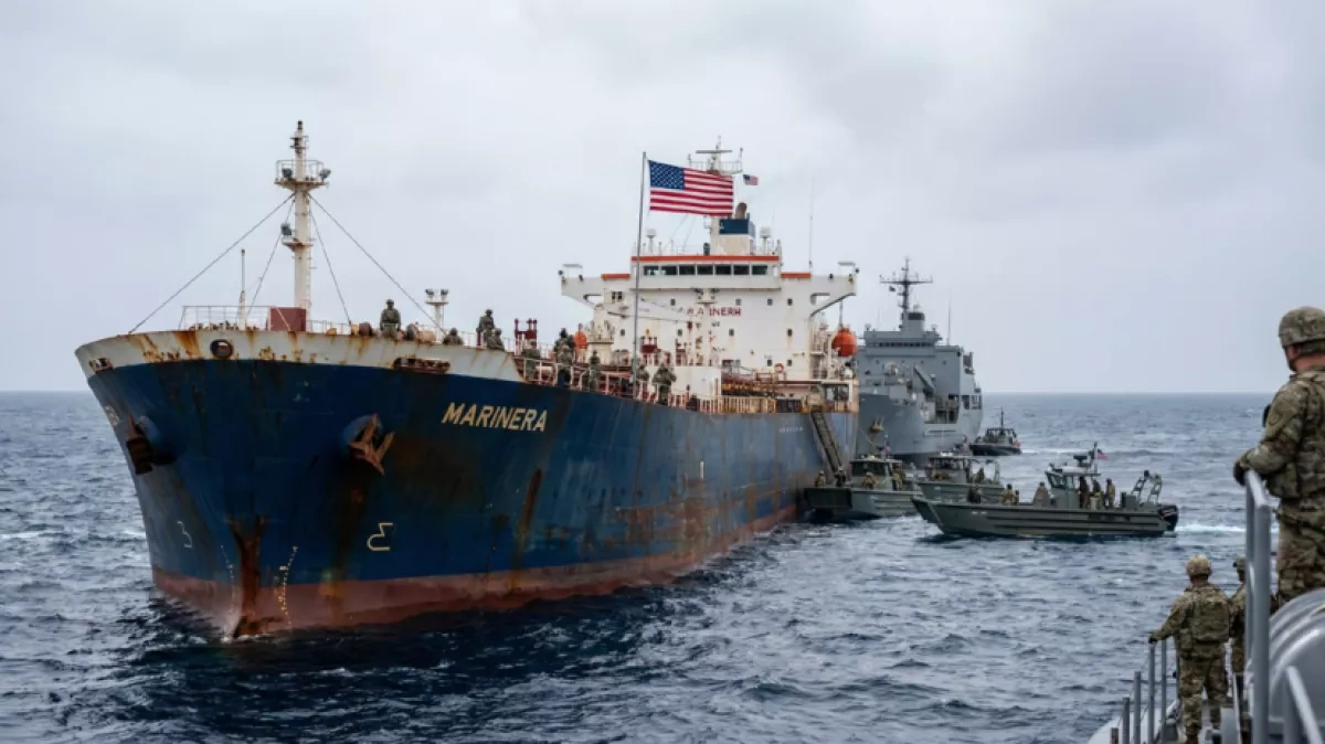 Two Russian sailors released after US seizure of tanker in north Atlantic