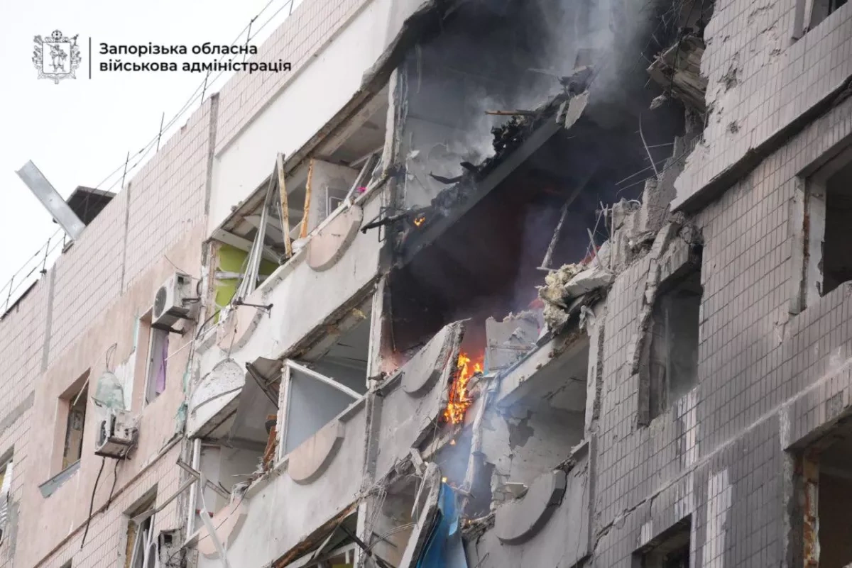 At least 26 injured as Russian forces strike Zaporizhzhia and surrounding district photo / video