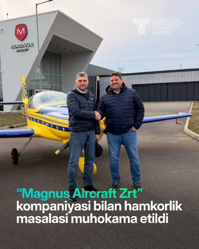 Uzbekistan and Hungary discuss assembly of Magnus Fusion 212 aircraft
