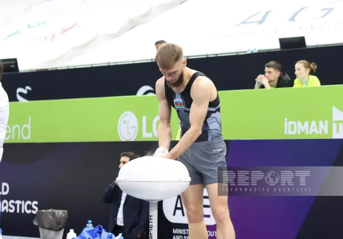 Azerbaijani gymnasts ascend onto podium at FIG World Cup AGF Trophy 2026 in Baku / PHOTO