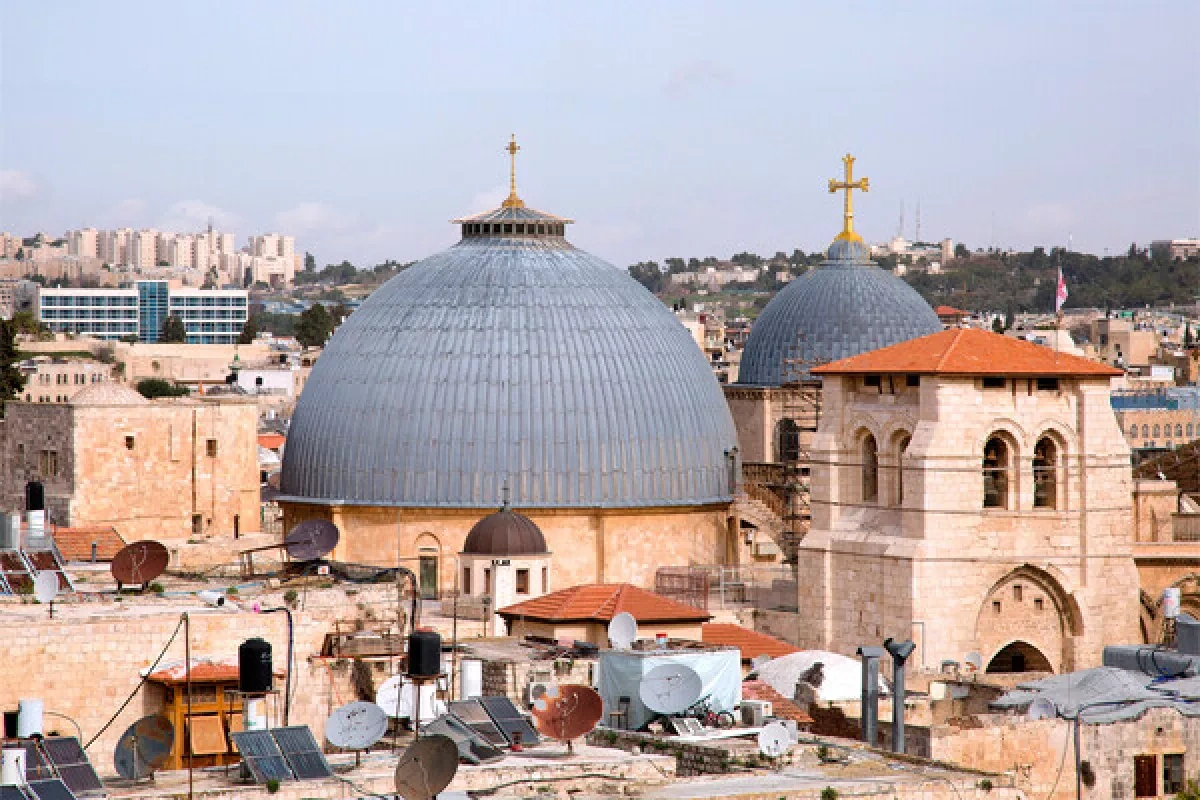 Shrapnel hits roof of Greek Orthodox patriarchate in Jerusalem