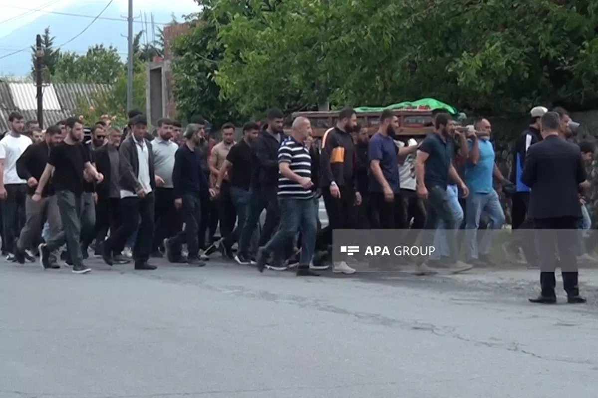 Azerbaijani seamen killed in Sea of Azov drone attack laid to rest PHOTO