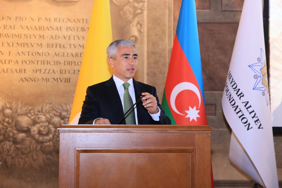 Event held in Vatican dedicated to presentation of joint projects with Heydar Aliyev Foundation (PHOTO)