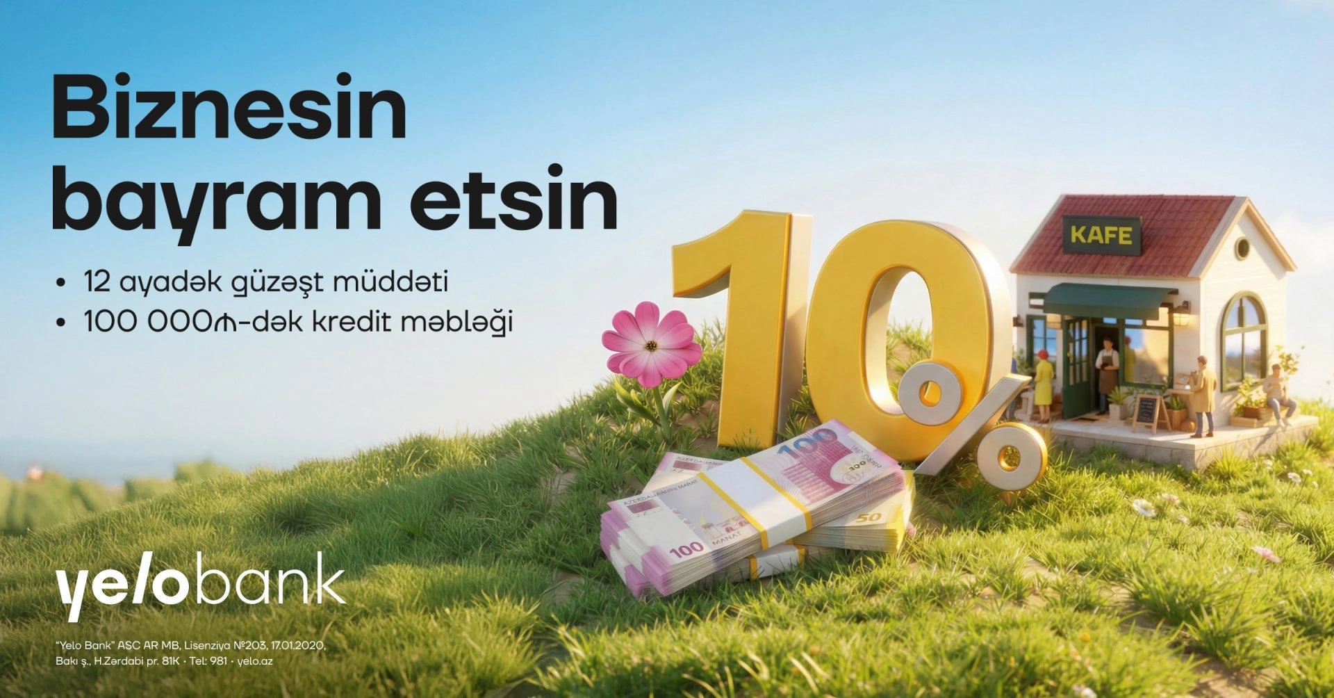 Spring campaign for micro businesses from Yelo Bank!