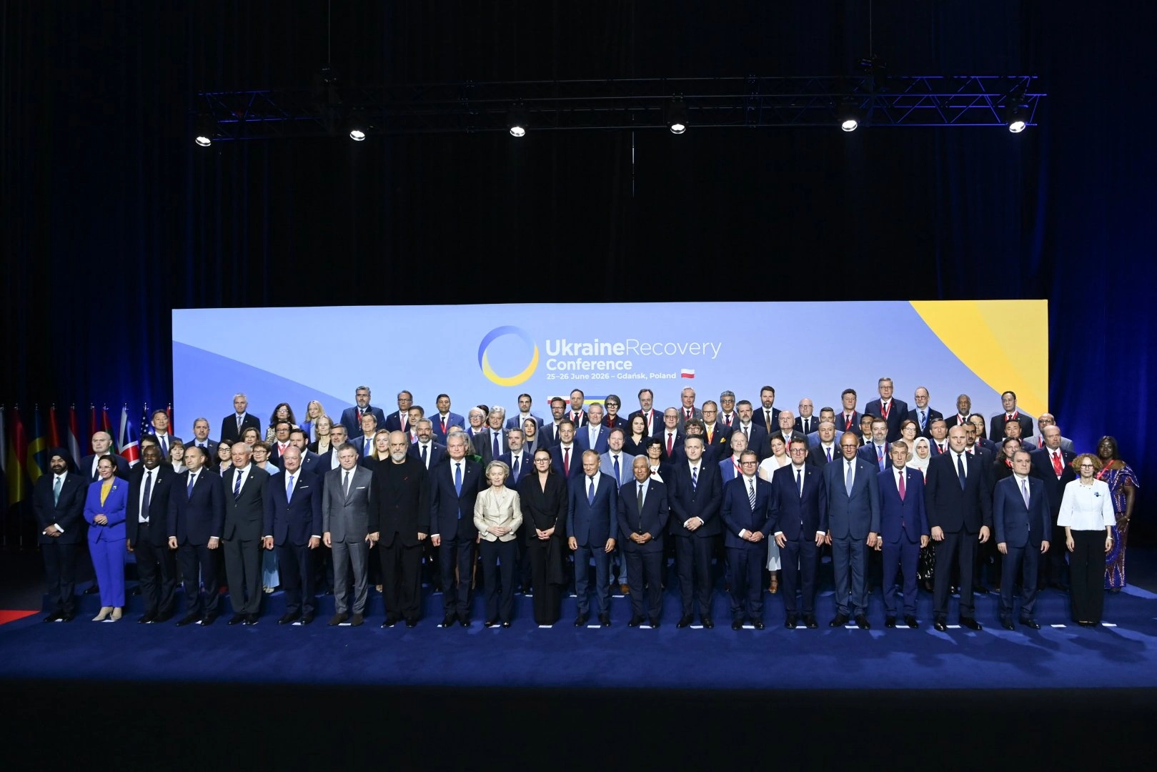 Azerbaijan's foreign minister attends Ukraine Recovery Conference (PHOTO)