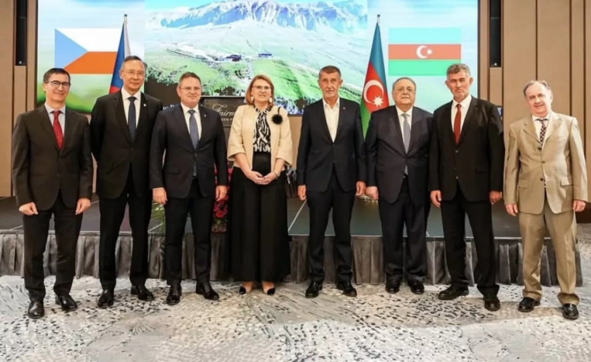 Czech PM praises Azerbaijan ties at Independence Day reception in Prague PHOTO