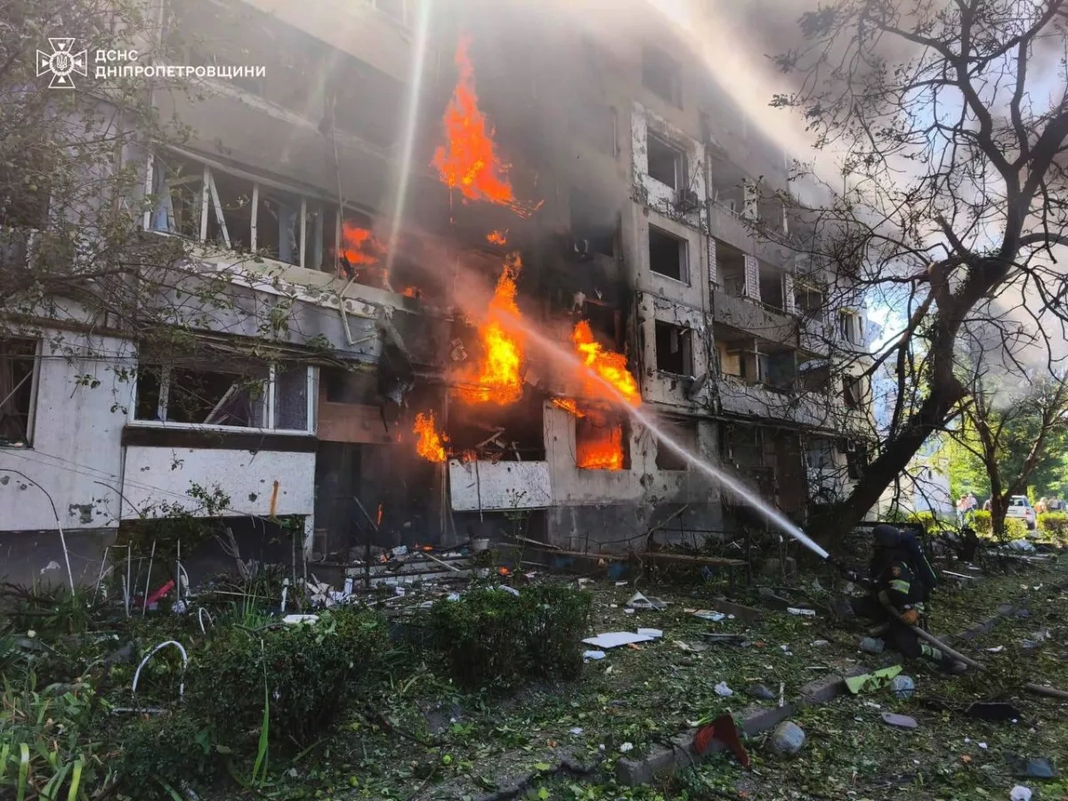 Russian strike on Ukraine’s Pavlohrad kills two, injures 13 PHOTO
