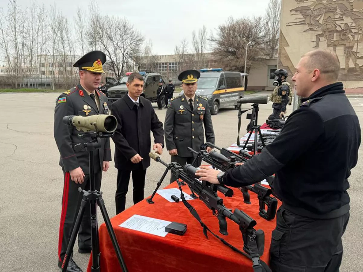 Azerbaijani military police delegation visits Bulgaria PHOTO