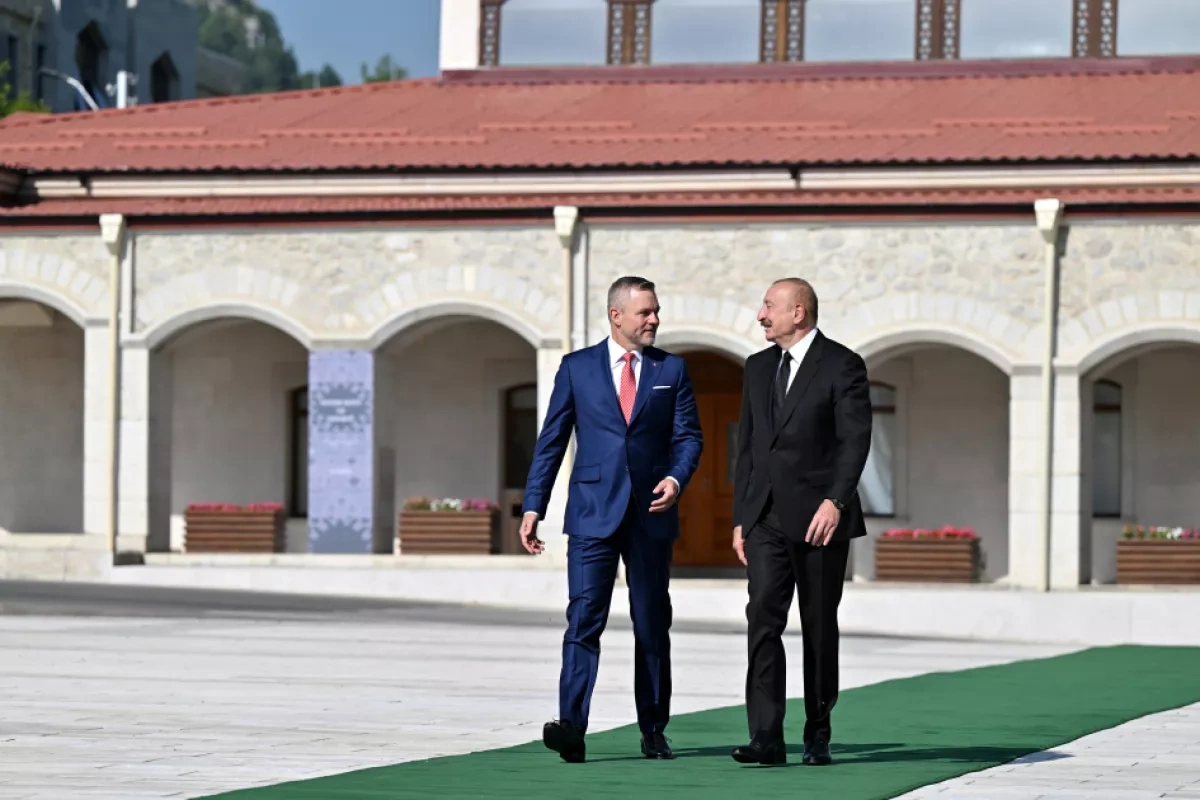 Azerbaijan holds official ceremony in Shusha for Slovak president PHOTO