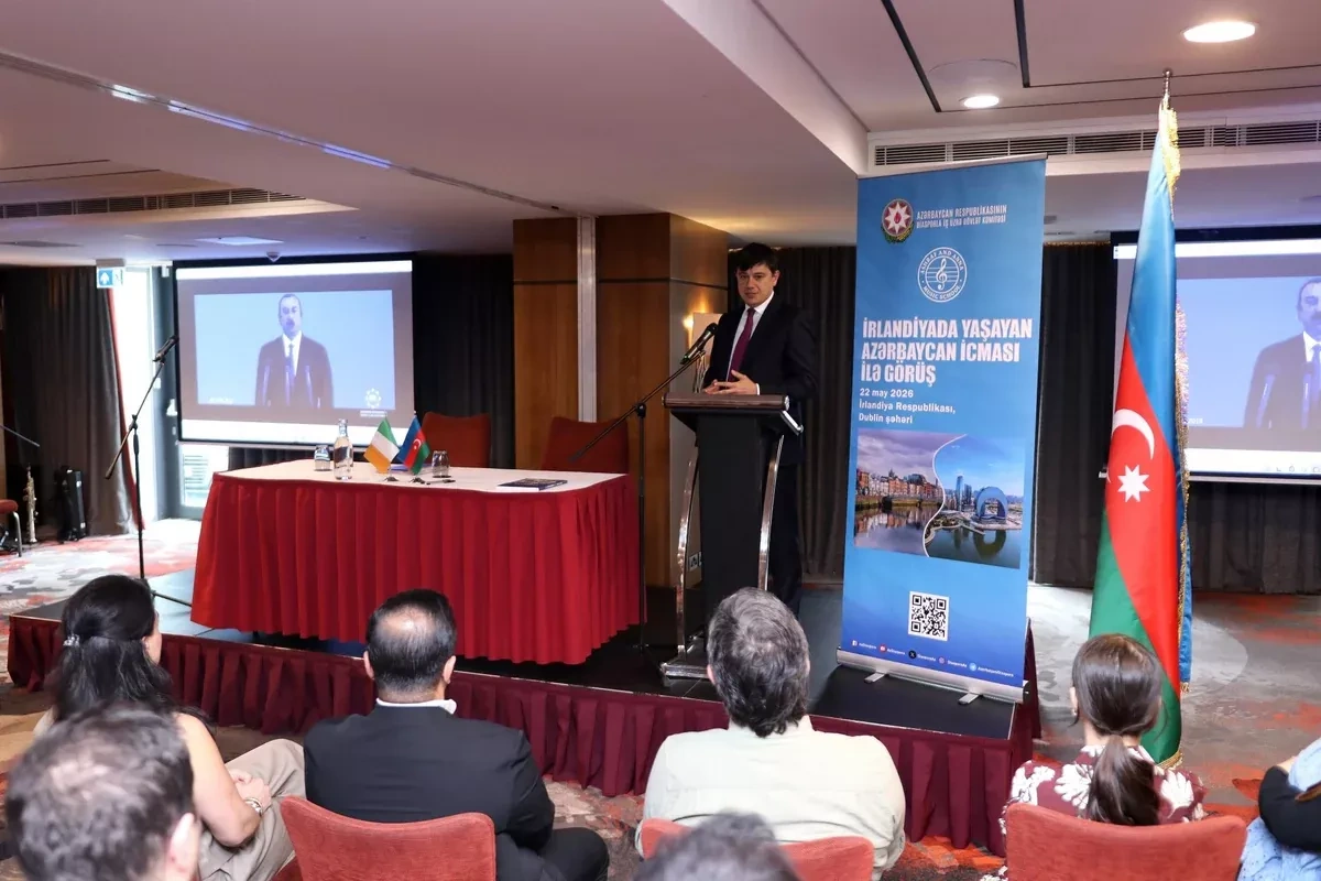 Azerbaijan diaspora chief meets community in Dublin ahead of Independence Day PHOTO