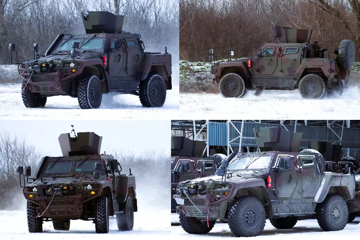 Romanian land forces receive first Cobra II 4×4 armoured vehicles