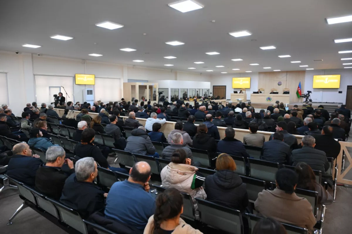 Baku court trial of Armenian citizens continues as defendants deliver final statements PHOTO