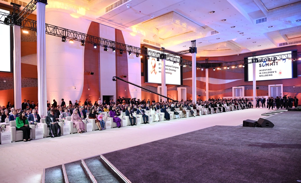 Heydar Aliyev Foundation VP Leyla Aliyeva attends opening of World Summit on Investing in Children’s Well-being in Samarkand (PHOTO)