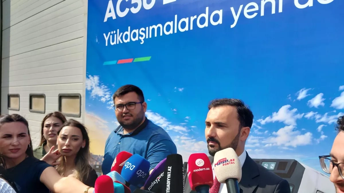 Azerbaijan unveils new Chinese-made freight locomotives for TRIPP PHOTO/VIDEO