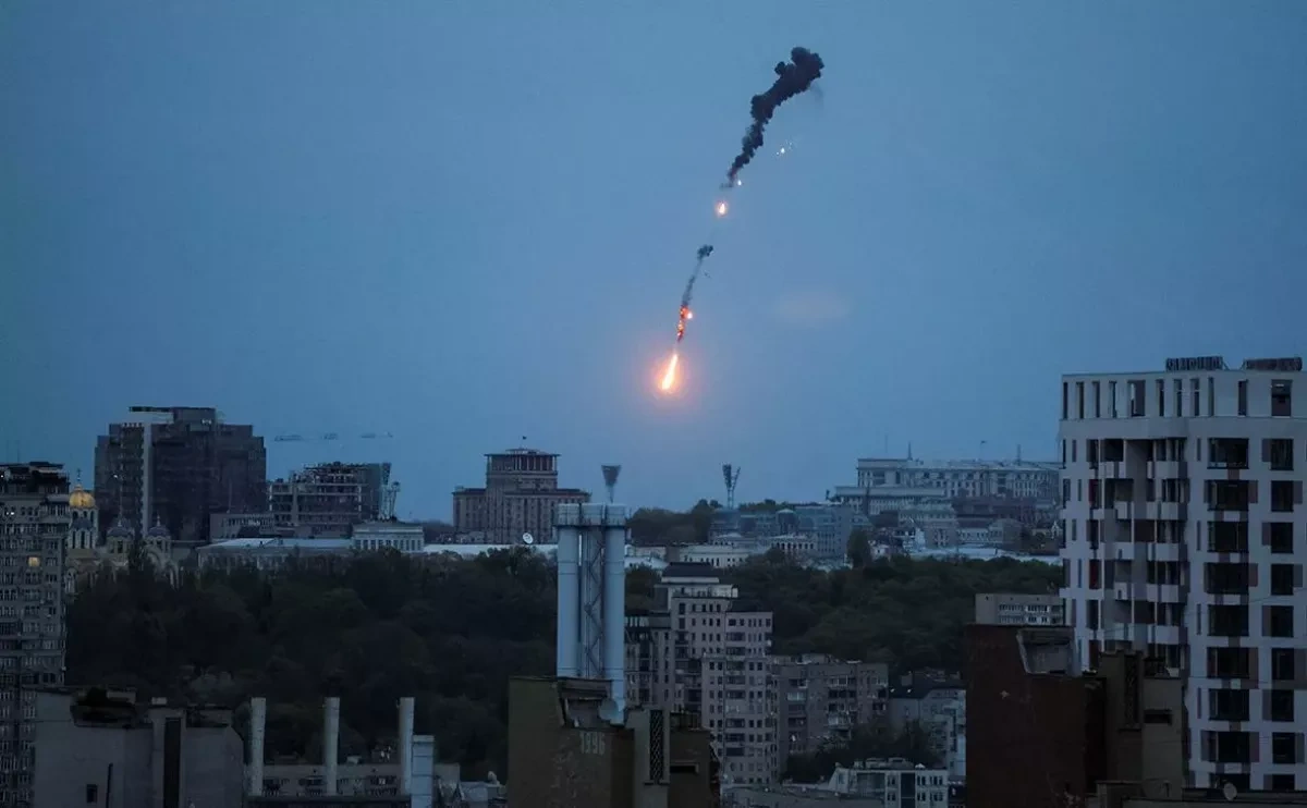 Ukraine reports overnight attack by over 100 Russian armed drones