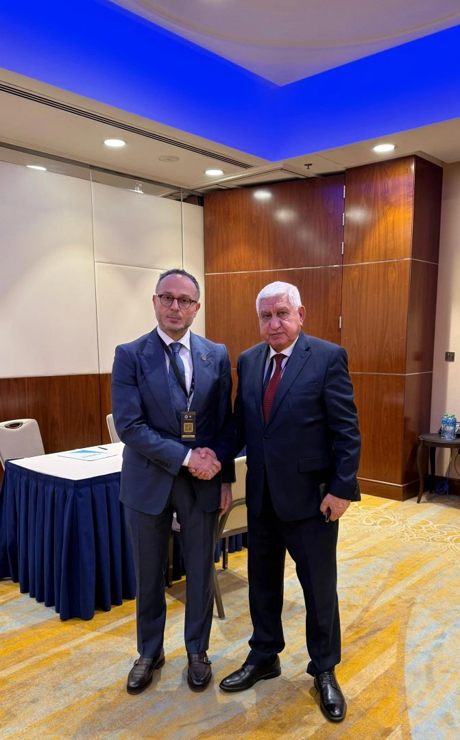 TURKPA Sec-Gen meets with President of International Parliamentarians’ Congress (PHOTO)