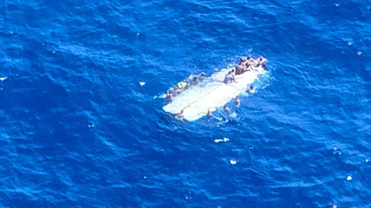 Rescue operation underway in Caribbean Sea after vessel overturns