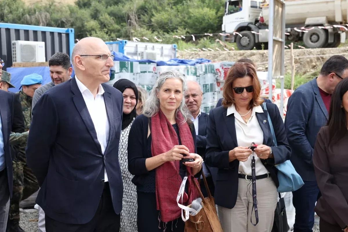 Foreign diplomats tour Khankendi railway and bus station project PHOTO