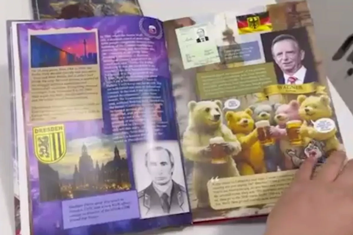 Mongolian author presents comic book about Putin Photo