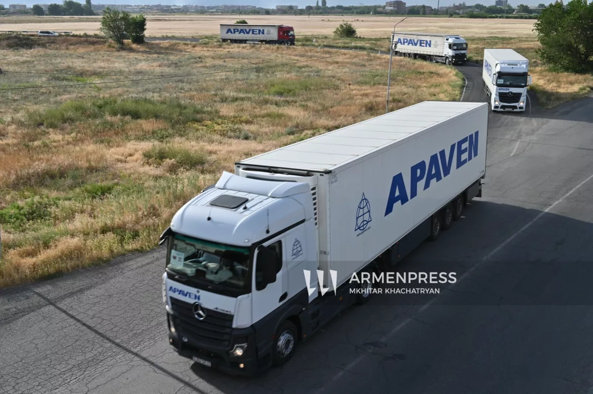 Armenia’s 80-tonne aid convoy heads to Lebanon via Türkiye PHOTO