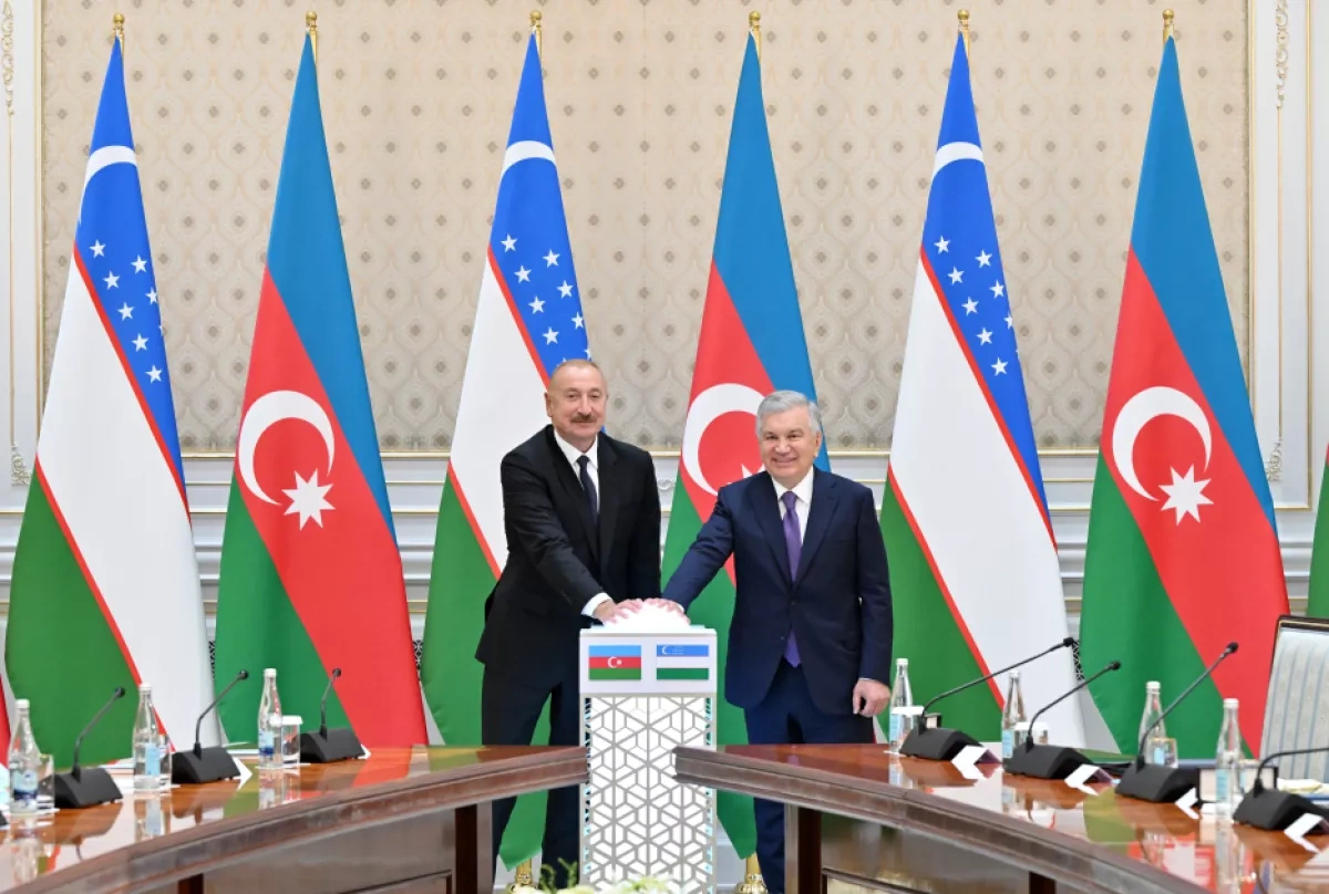 Azerbaijan launches major investment projects in Uzbekistan PHOTO
