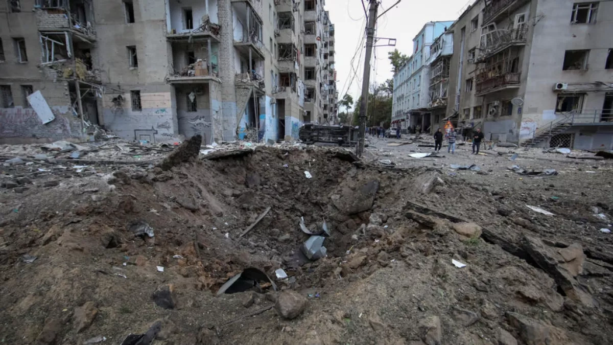 Russian missiles hit residential buildings in Ukraine’s Kharkiv, killing two