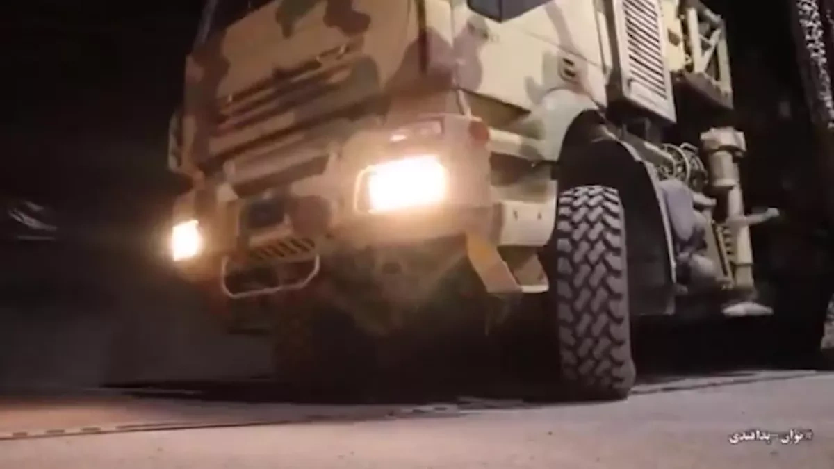 Iranian military reveals hidden air defence complex in new footage VIDEO