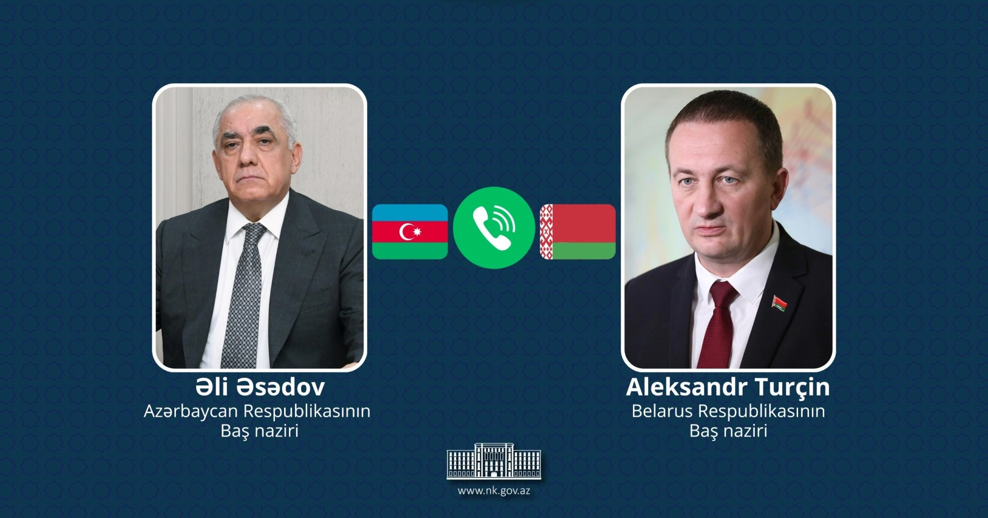 Azerbaijani PM informs his Belarusian counterpart of Iran's drone attack on Nakhchivan