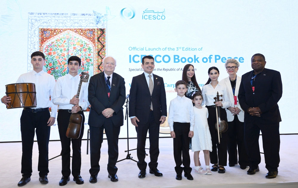 Heydar Aliyev Foundation VP Leyla Aliyeva attends presentation of 3rd edition of “Book of Peace” dedicated to Azerbaijan (PHOTO)