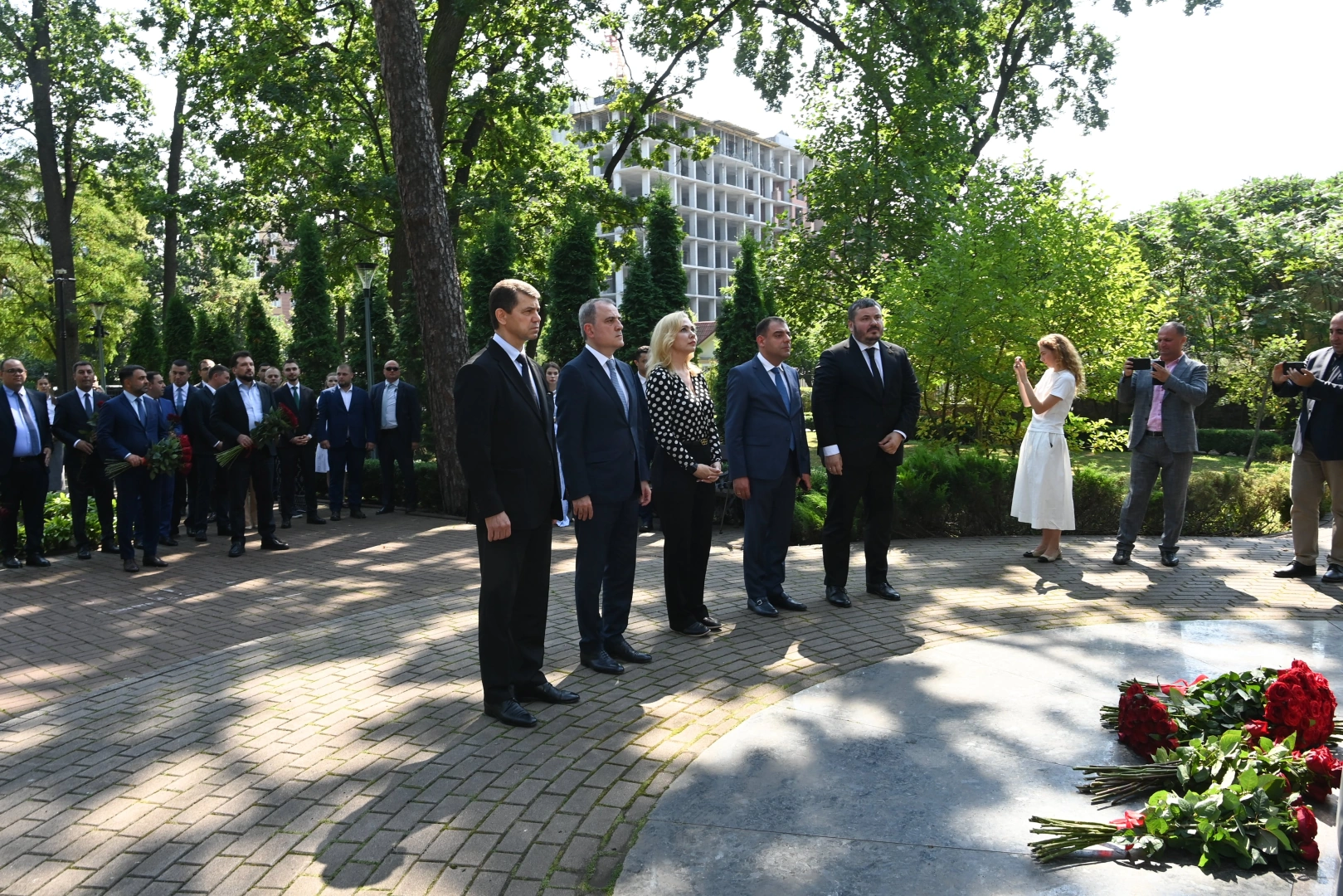 Azerbaijani FM reviews projects restored with his government's support in Irpin (PHOTO)