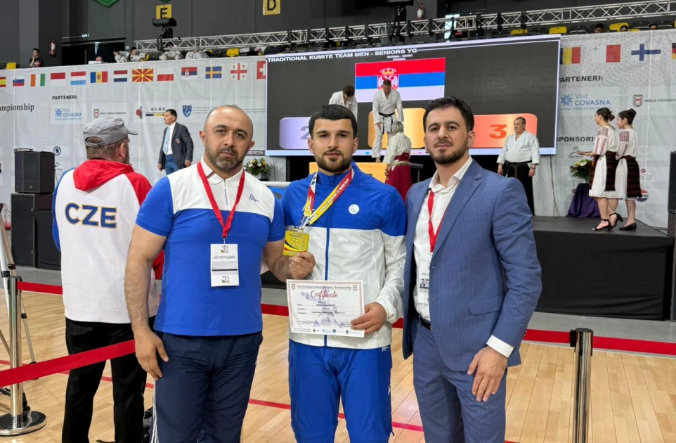 Azerbaijani karateka becomes European champion (PHOTO)