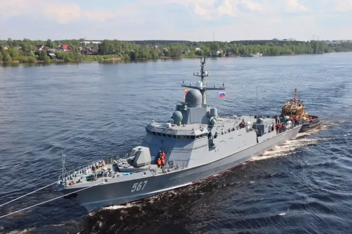 Ukraine says it struck Russian “Karakurt” missile ship in Dagestan PHOTO