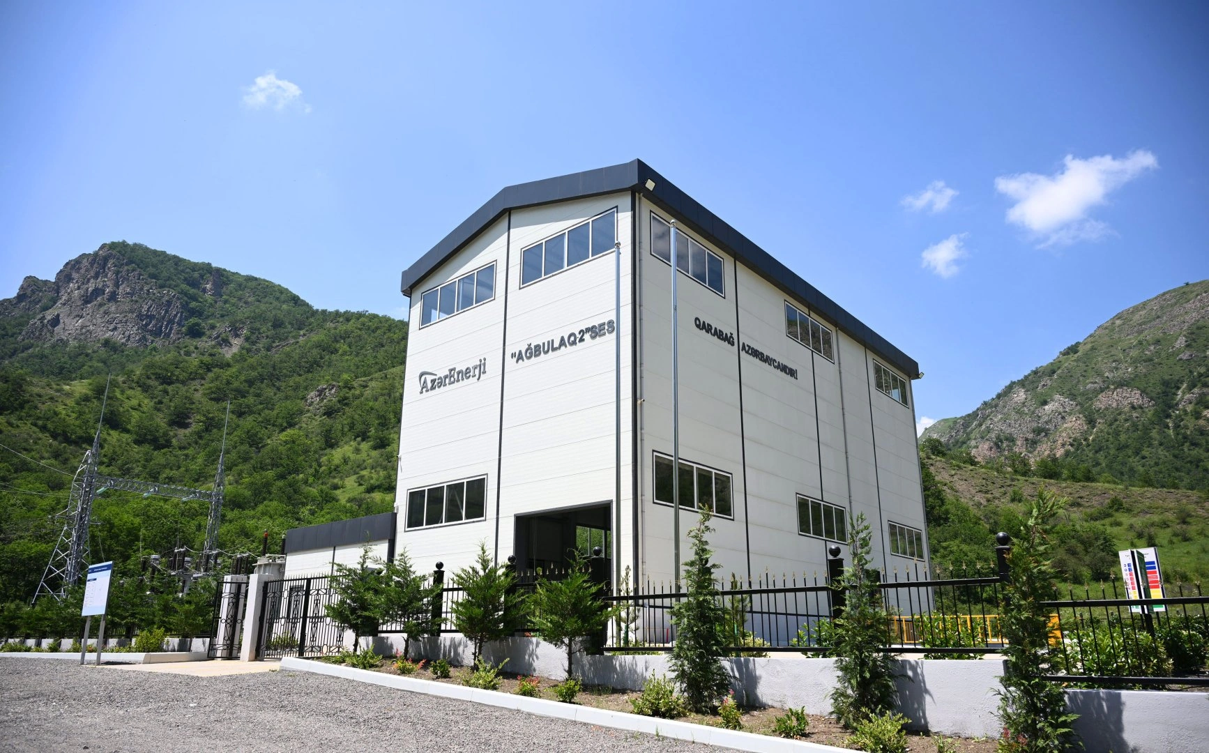 President Ilham Aliyev inaugurates hydroelectric power stations on Hochaz River in Lachin (PHOTO)