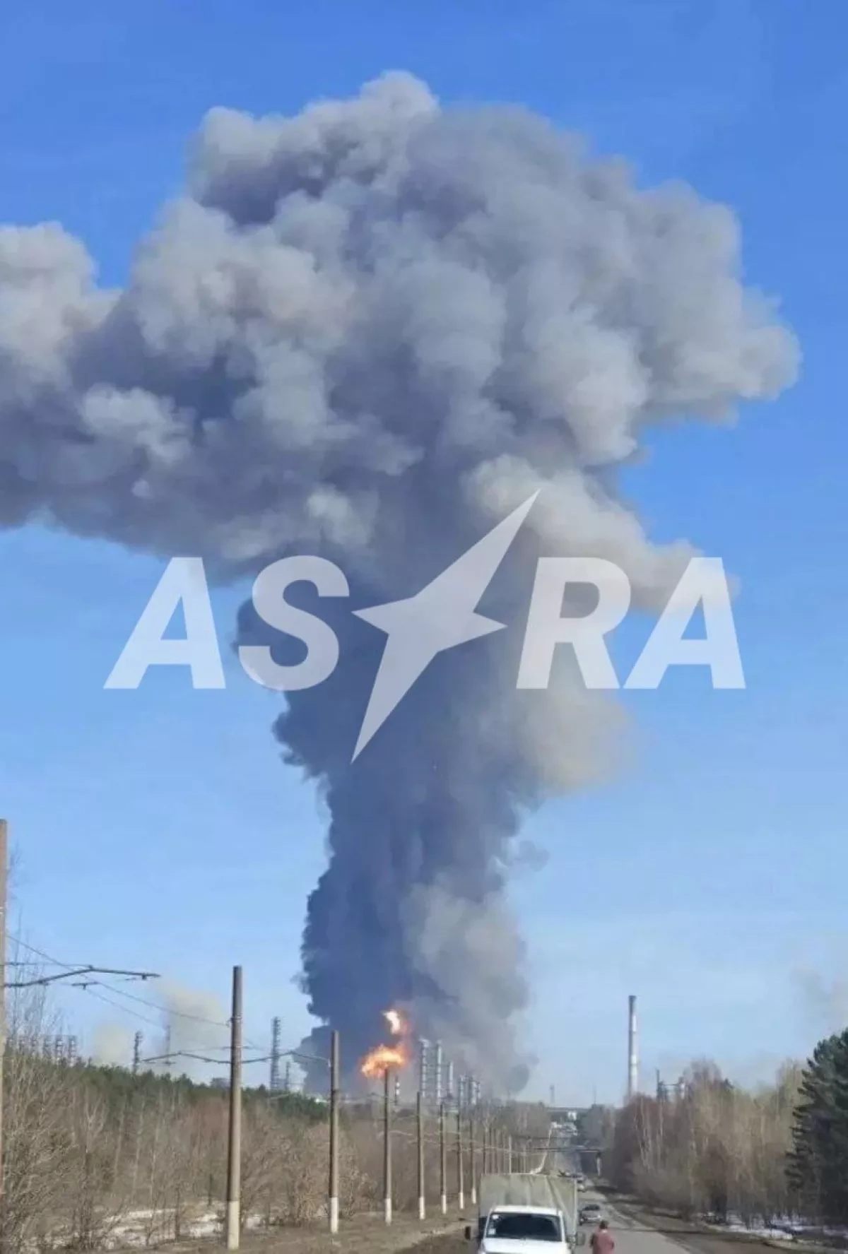 Media: Fire breaks out at Russia’s major synthetic rubber producer PHOTO / VIDEO