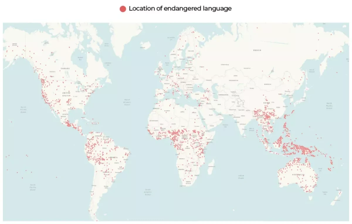 Almost half of world's languages under threat of disappearing