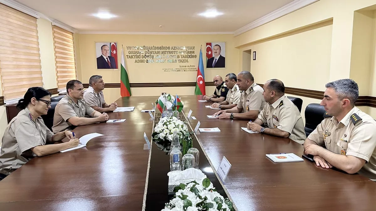 Azerbaijan, Bulgaria deepen military security cooperation PHOTO