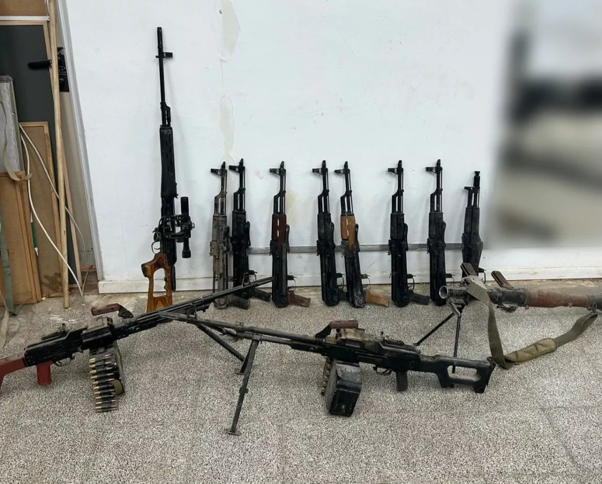 Israeli military uncovers massive weapons cache in southern Lebanon PHOTO