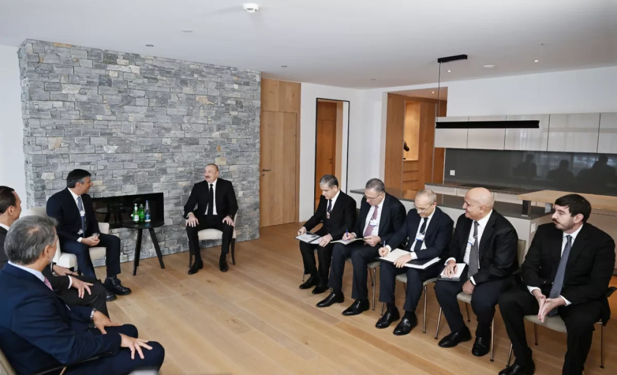 Azerbaijani president meets BTG Pactual chair at Davos to discuss investment cooperation PHOTO