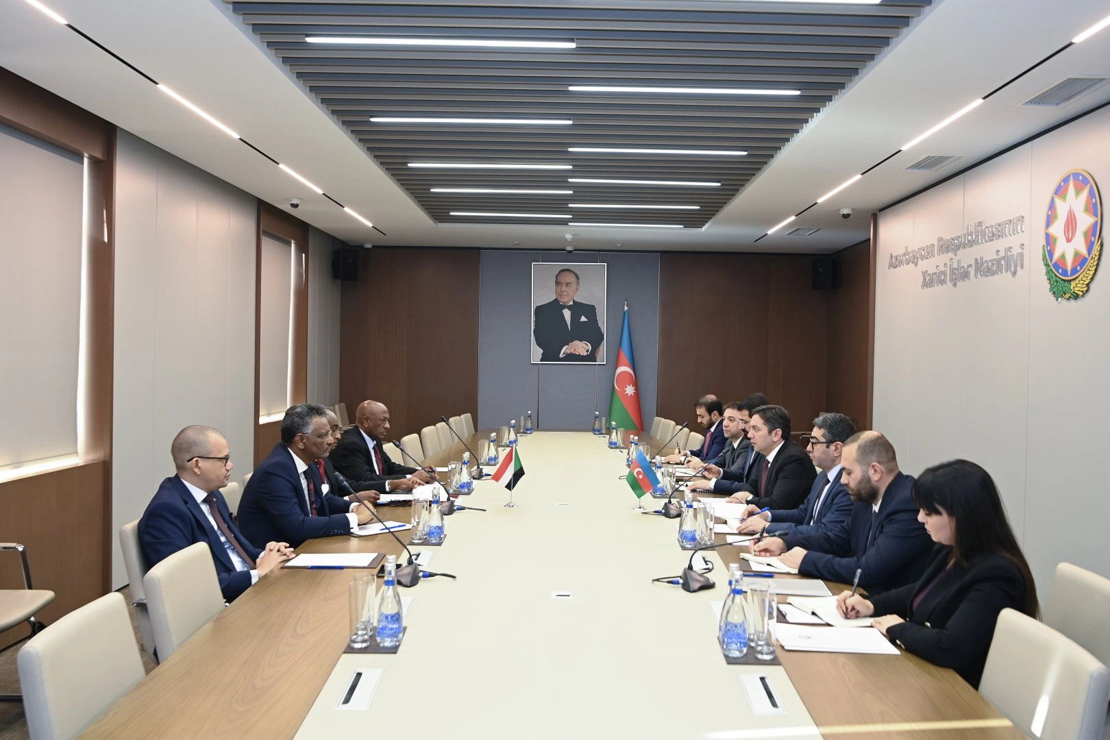 Azerbaijani foreign minister holds talks with Sudanese deputy FM (PHOTO)