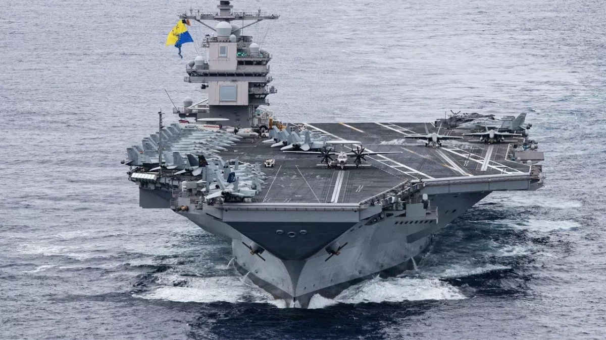 USS Gerald R. Ford leaves Croatia after repairs Destination unknown
