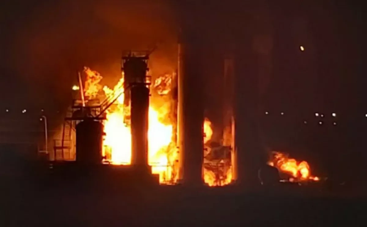 Drone strike hits industrial area in southern Russia, injuring one person Video
