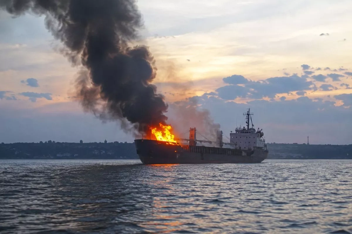 Drones strike Russia's Rostov region, damaging two tankers in Taganrog Bay