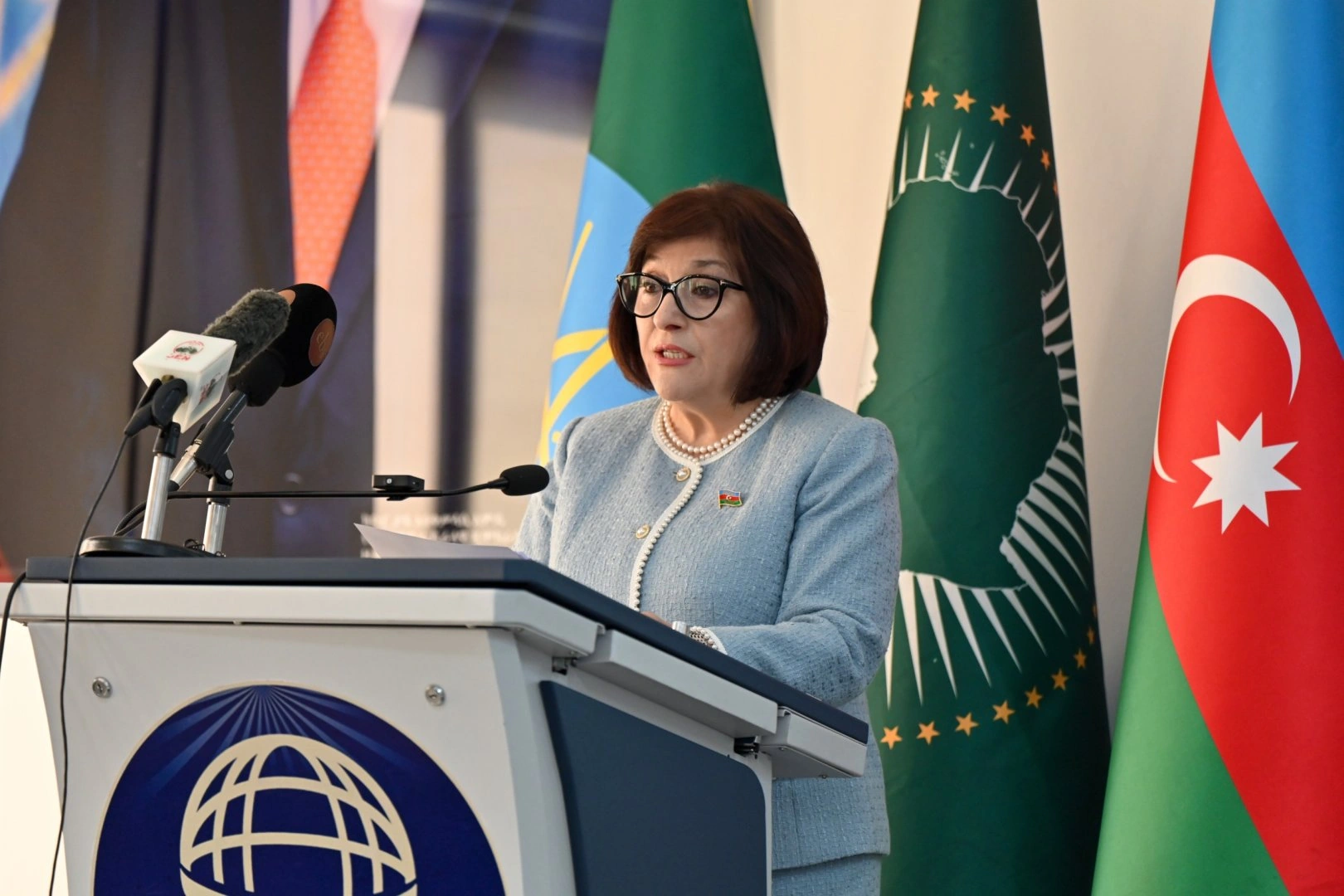 Azerbaijani Parliament's Speaker addresses Ethiopia's Foreign Affairs Institute