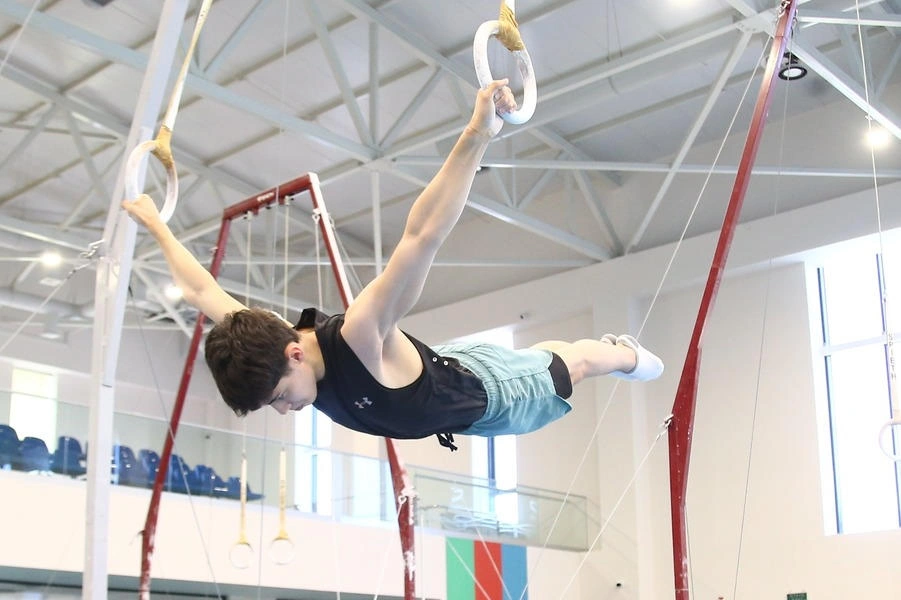 Olympic medalist Matteo Morandi holds master class for Azerbaijani gymnasts (PHOTO)