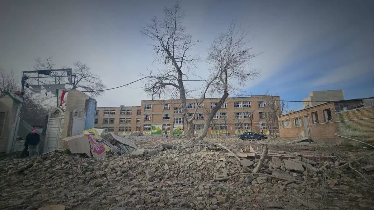 Media: US-Israeli airstrike destroys Ismat Girls’ School in Urmia photo
