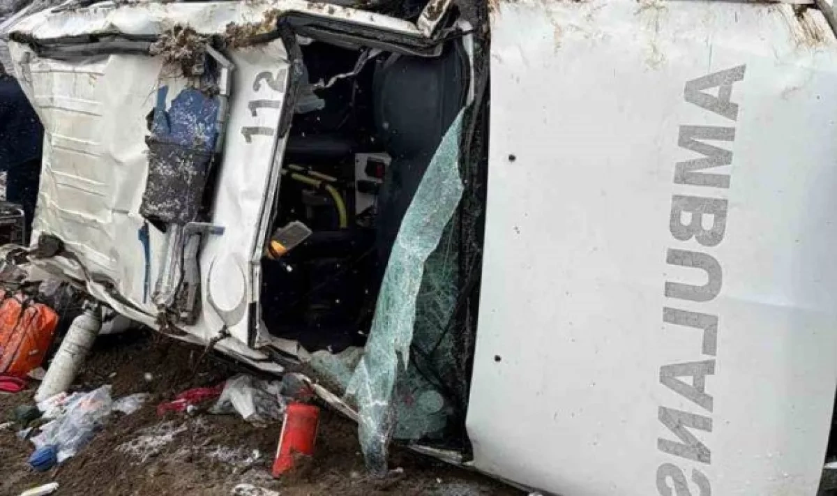 Ambulance plunges into ravine in Türkiye’s Artvin province, one dead PHOTO