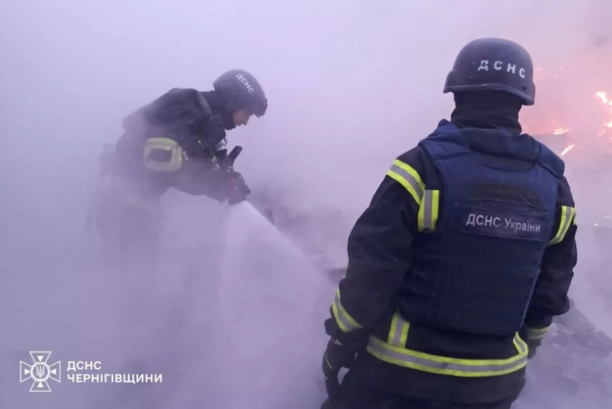 Russian drones ignite fires across Chernihiv region PHOTO