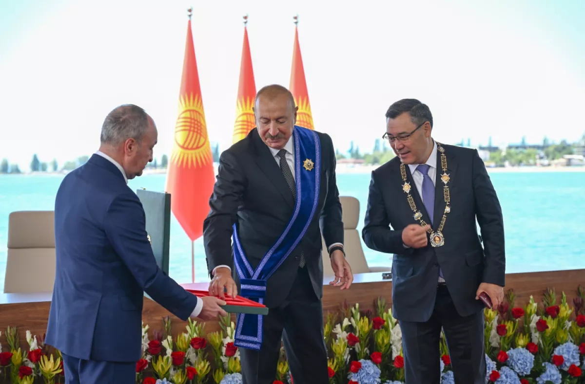 Azerbaijani president credits Zhaparov with driving Kyrgyzstan's rapid rise PHOTO/UPDATED