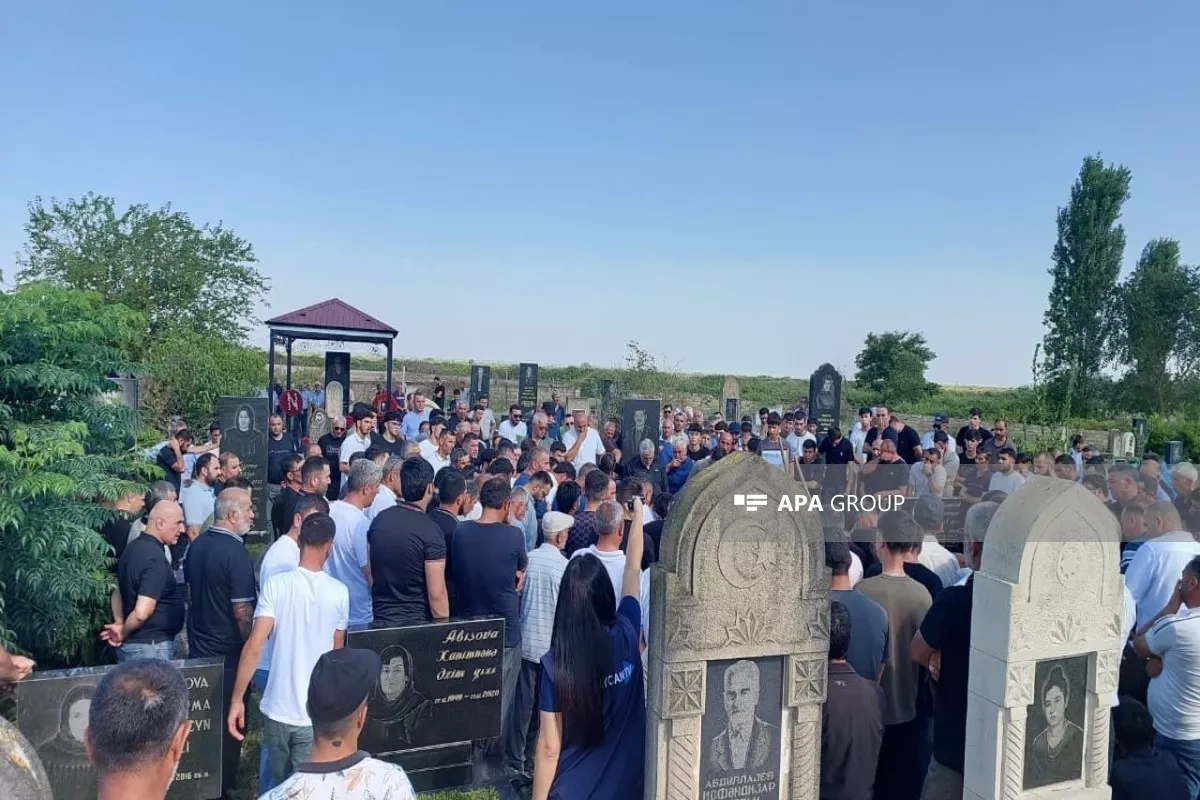 Azerbaijani captain who died in attack near Odesa buried in hometown PHOTO